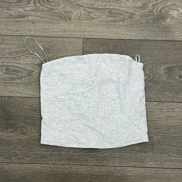 3 for $20 - Garage Heather Gray Tube Top - Picture 1 of 4